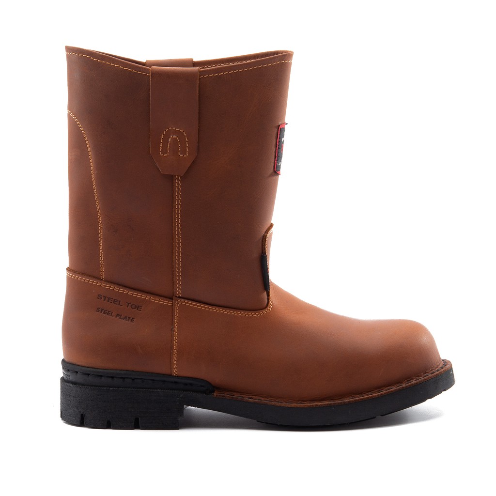 steel plated boots