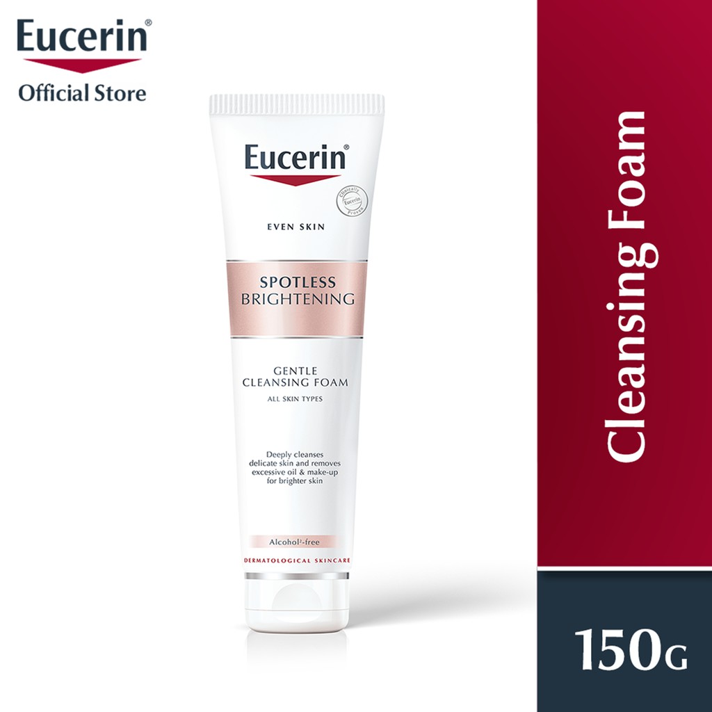 Eucerin Spotless Brightening Cleanser Foam 150g Face Wash Whitening