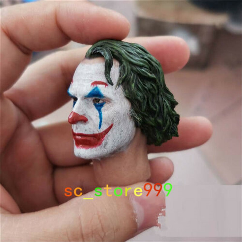 Details about   Blank 1/6 Scale Smile Joker Joaquin Phoenix Head Sculpt Unpainted Fit 12" Figure