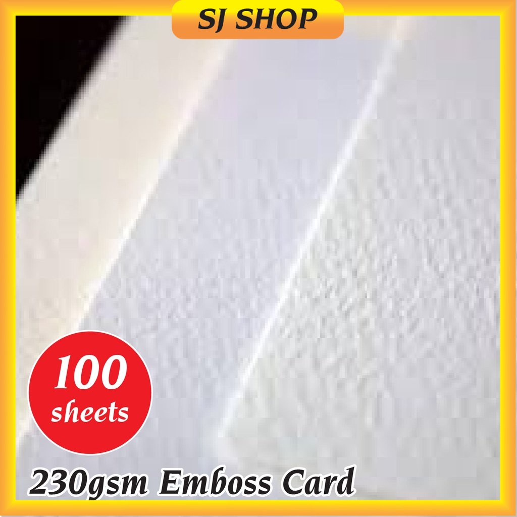 A4 230gsm Emboss Card 513 Linen Card Name Card Greeting Card