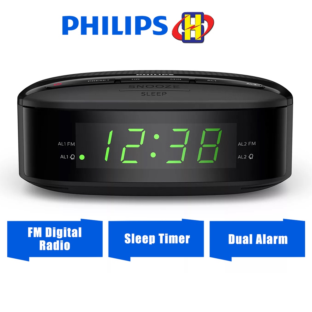 Philips Digital Radio Tuning Clock Radio TAR3205 (TAR3205/98)