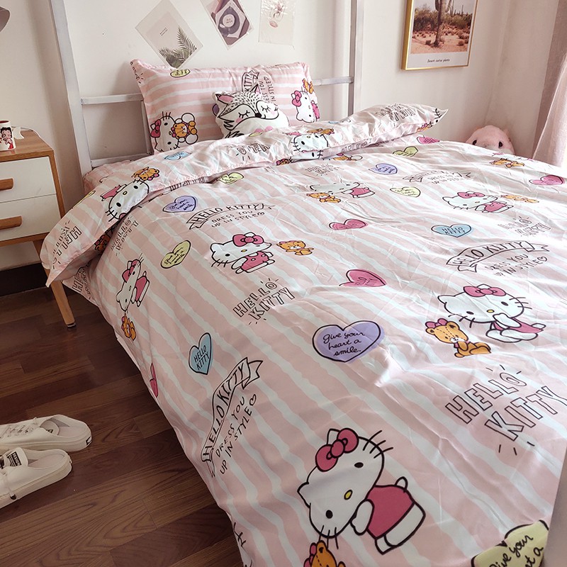 Hellokitty Hello Kitty Quilt Cover Single Piece 1 5m Single