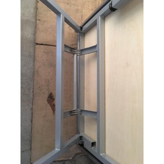 5 Ft Stainless  Steel  Meja  Lipat Kerja  Stainless  Steel  