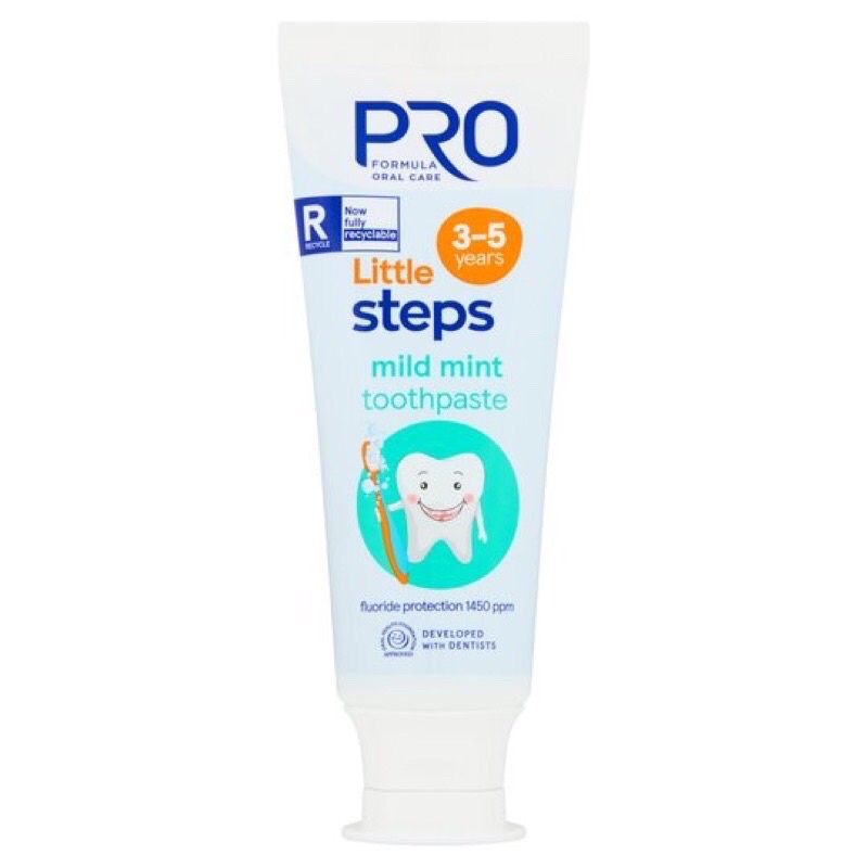 Tesco Little Steps 35 Years Gentle Mild Mint Toothpaste Ubat Gigi