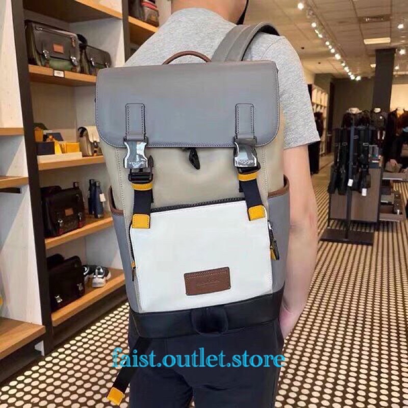 TRACK BACKPACK IN COLORBLOCK (COACH C4019) | Shopee Malaysia