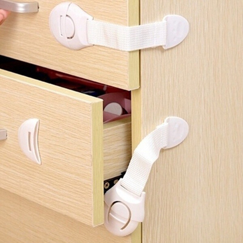 Baby Adhesive Safety Locks Latches Door Cupboard Cabinet Fridge