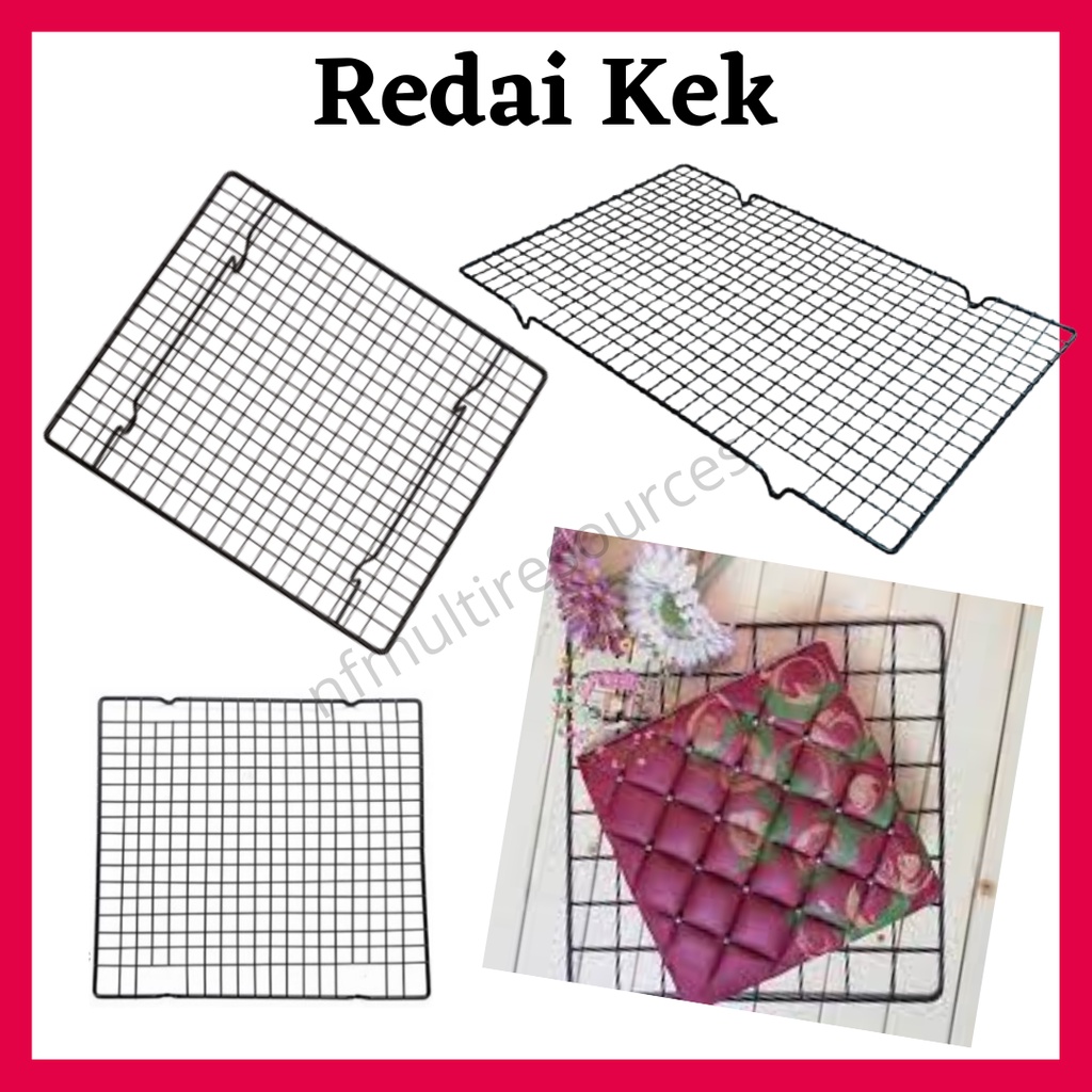Cooling Rack Redai Kek Jelita Marble Cooling Net Biscuit Drying Net Jaring Kek Cake Cooling Rack Biscuit