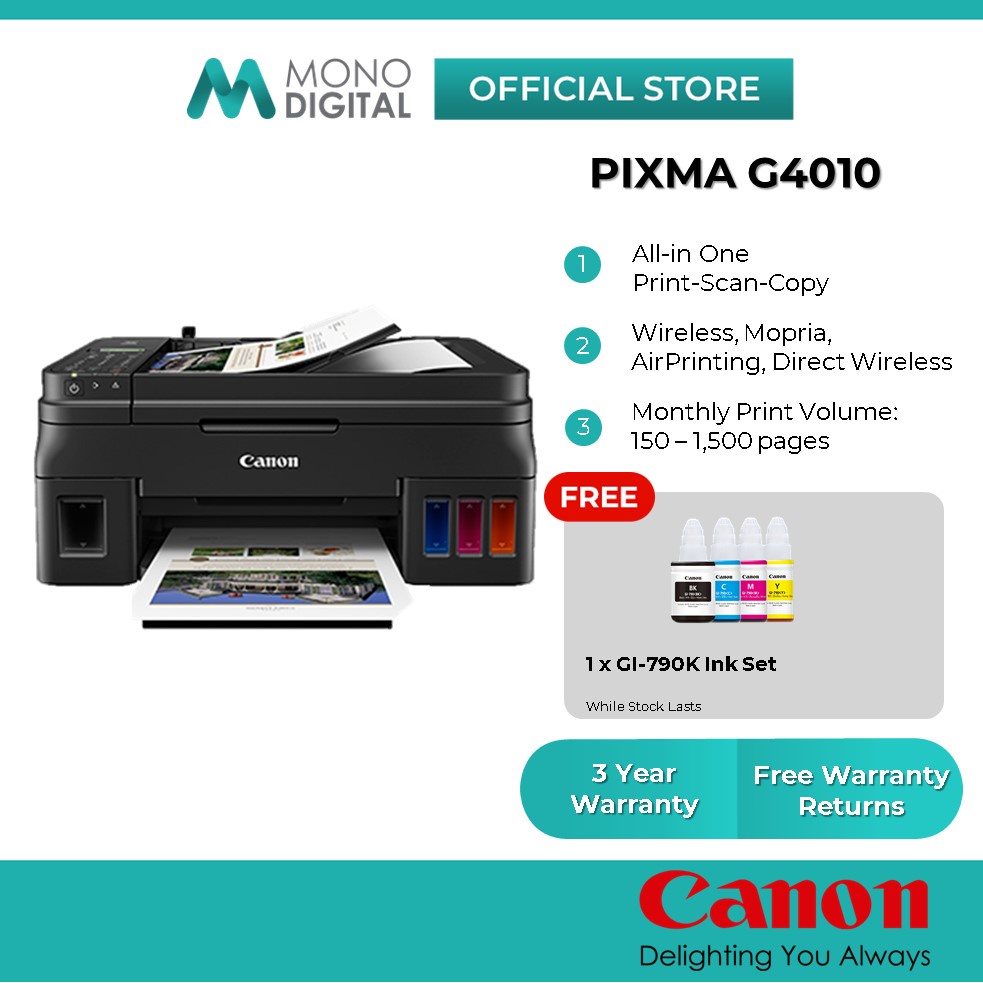 Canon Pixma G1010 Refillable Ink Prices And Promotions May 22 Shopee Malaysia