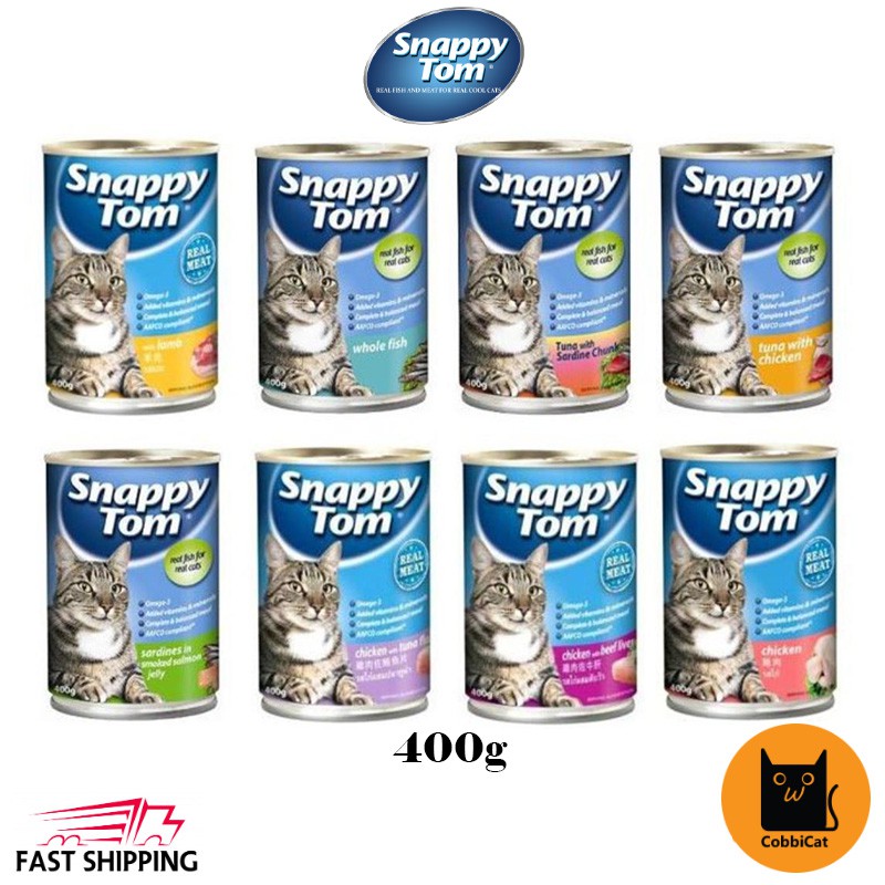 Snappy Tom Cat Canned Food 400g | Shopee Malaysia