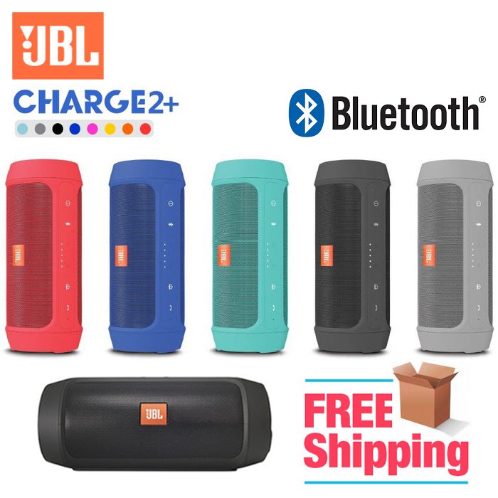 Jbl Charge 2 Portable Wireless Stereo Speaker Splash Proof Free Shipping Shopee Malaysia