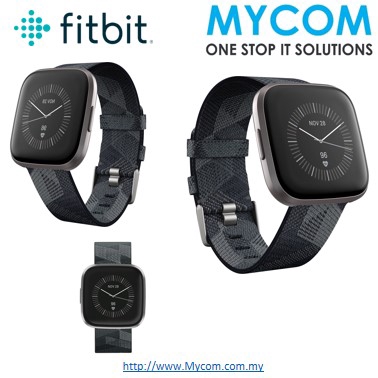 fitbit versa grey woven