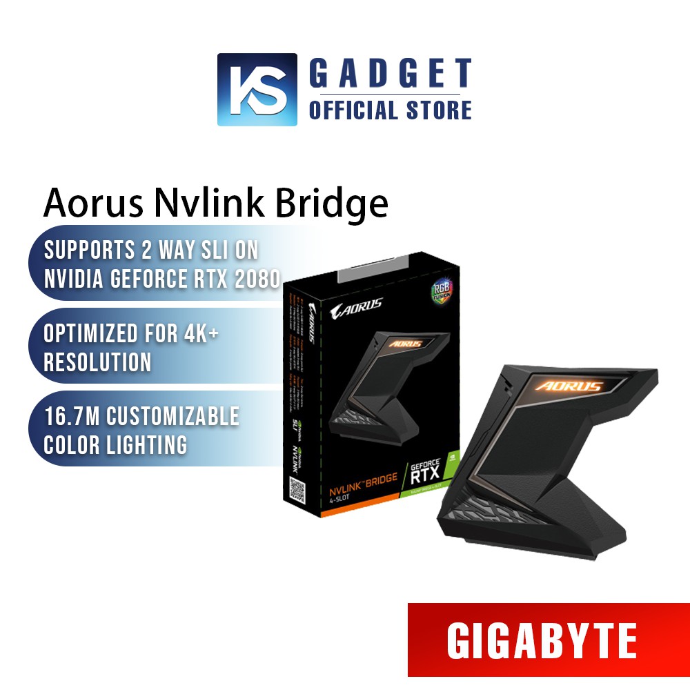 Gigabyte Aorus Nvlink Bridge 4 Slots Graphic Card Holder GC