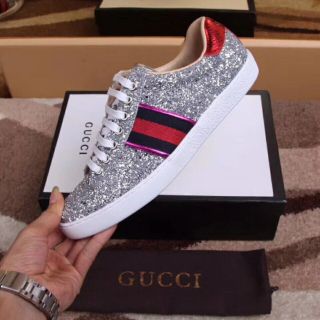 gucci new ace glitter sneakers