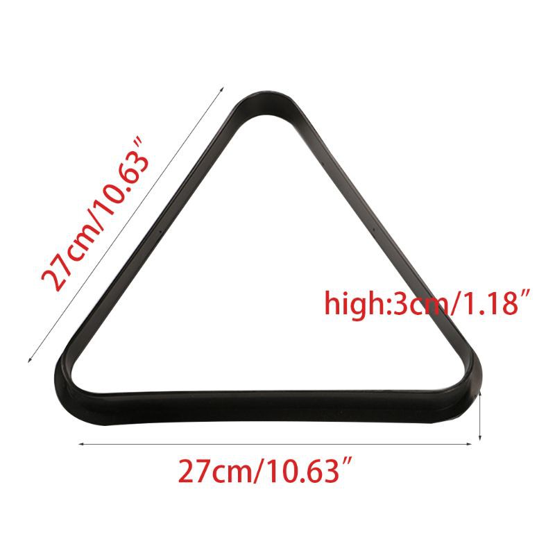  Plastic Triangle Shape English Billiard Balls Organize Sturdy Racks Snooker Game Club Storage