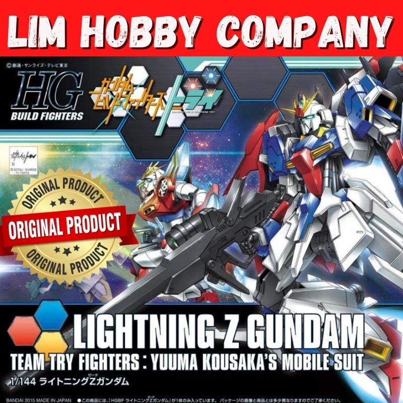 Gundam HGBF 1/144 Lightning Z Gundam Model Kit Bandai Model Kit Mobile