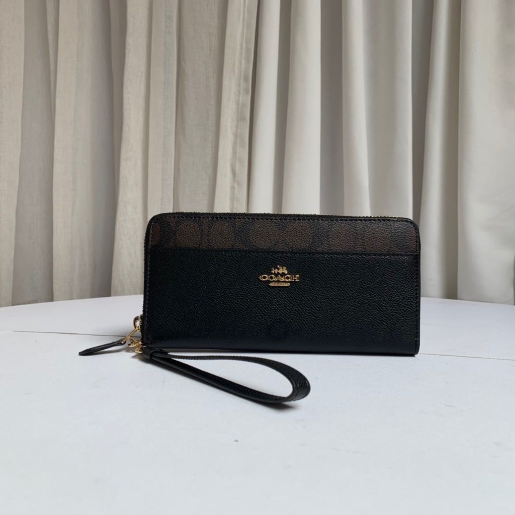 coach long wallet for women