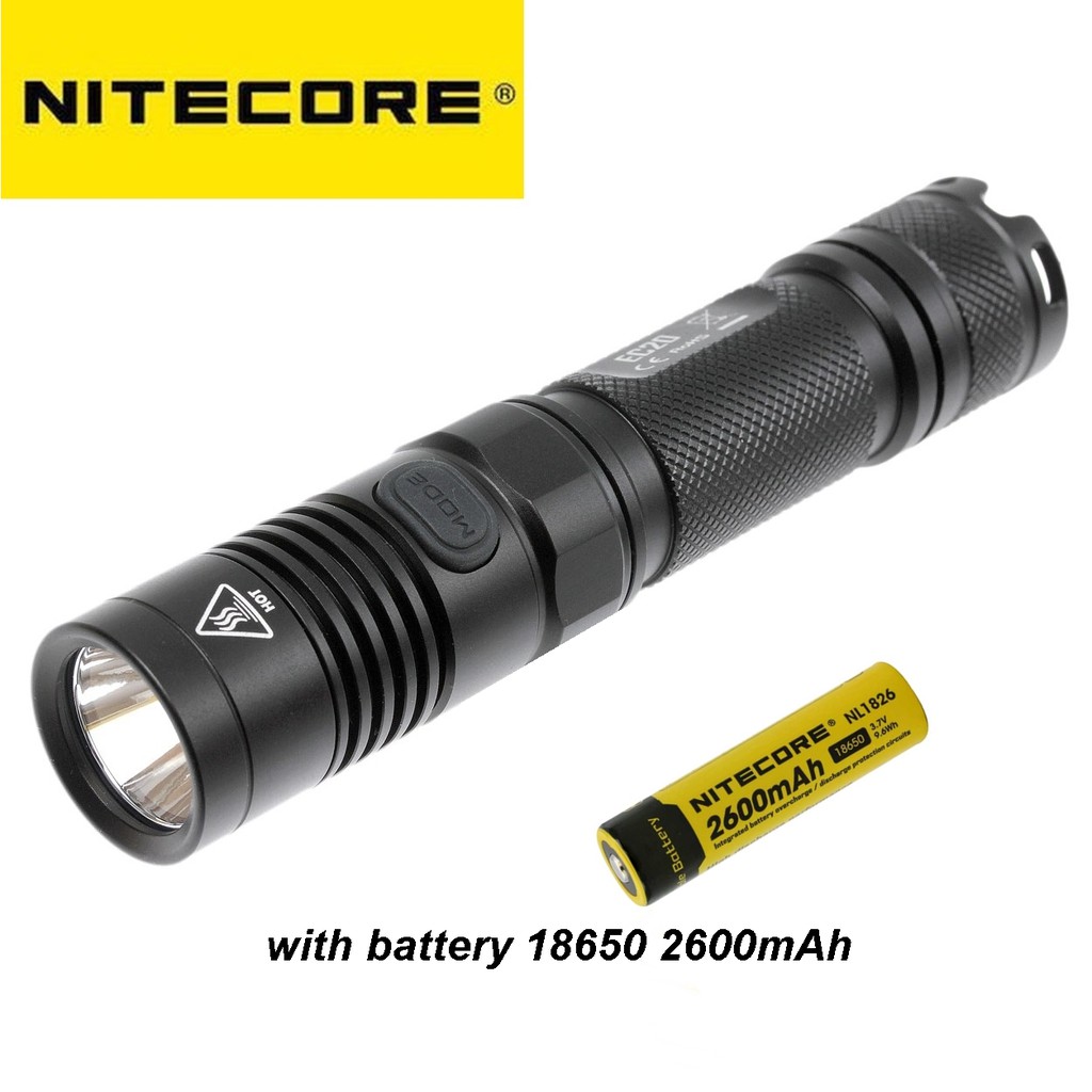 Nitecore EC20 960 Lumens CREE XM-L2 T6 LED Flashlight Torch Light | Shopee  Malaysia