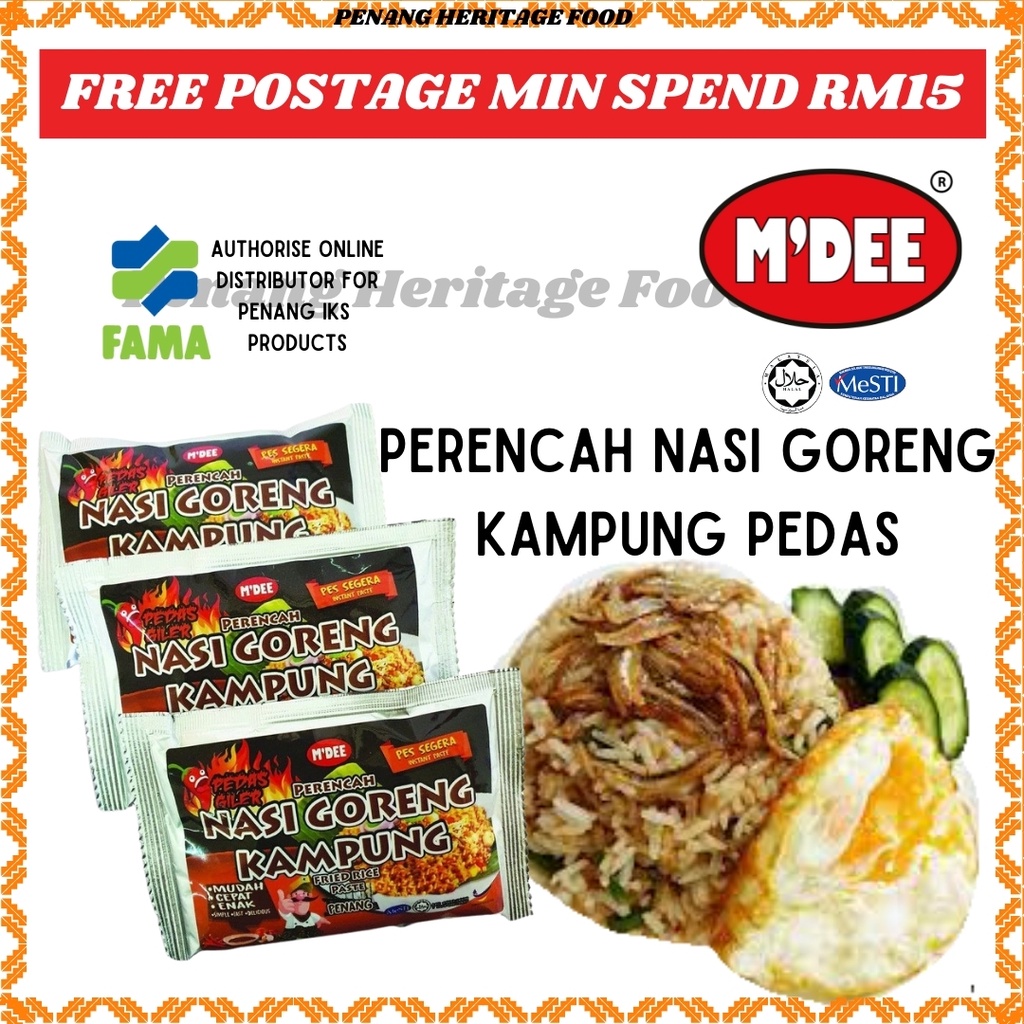Buy Siap Segera Pes Aneka Nasi Goreng Secukup Rasa Perencah Nasi Goreng Kampung Mdee Pes Nasi Goreng Kampung Halal Jakim Seetracker Malaysia