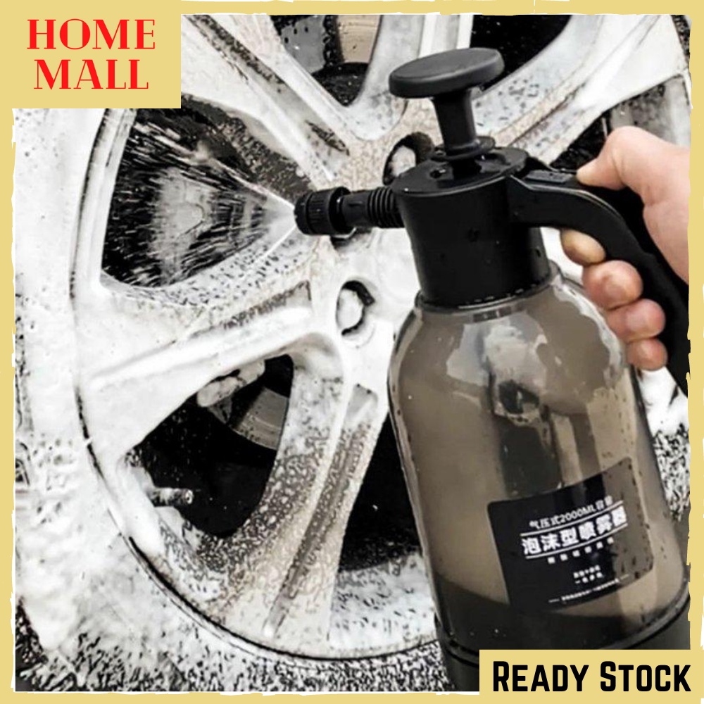 HomeMall 2L Foam Wash Car Spray Bottle High Pressure Spray Gun Air