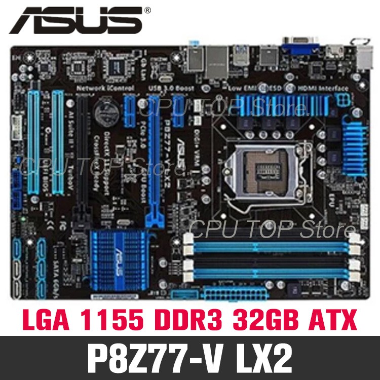 Asus P8Z77-V LX P8Z77-V LX2 DDR3 LGA 1155 32GB i3 i5 i7 CPU Z77 P8Z77-VLX  Desktop Motherboard Used Mainboard | Shopee Malaysia