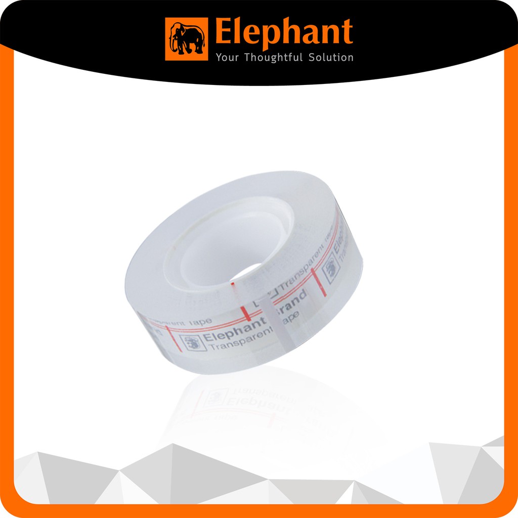 Elephant Crystal Clear Tape Refill (18mm x 33m) Shopee Malaysia
