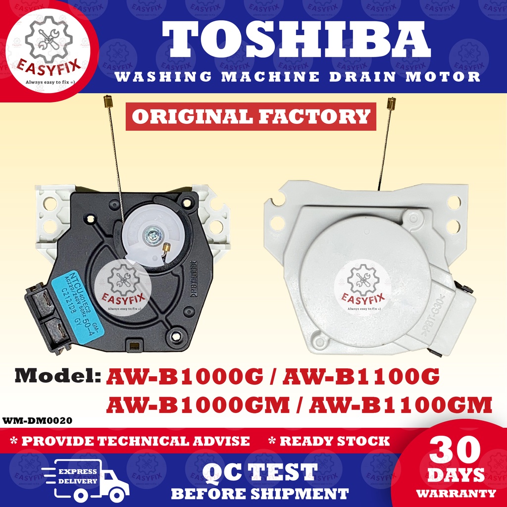AWB1000G / AWB1100G / AWB1000GM / AWB1100GM TOSHIBA WASHING MACHINE