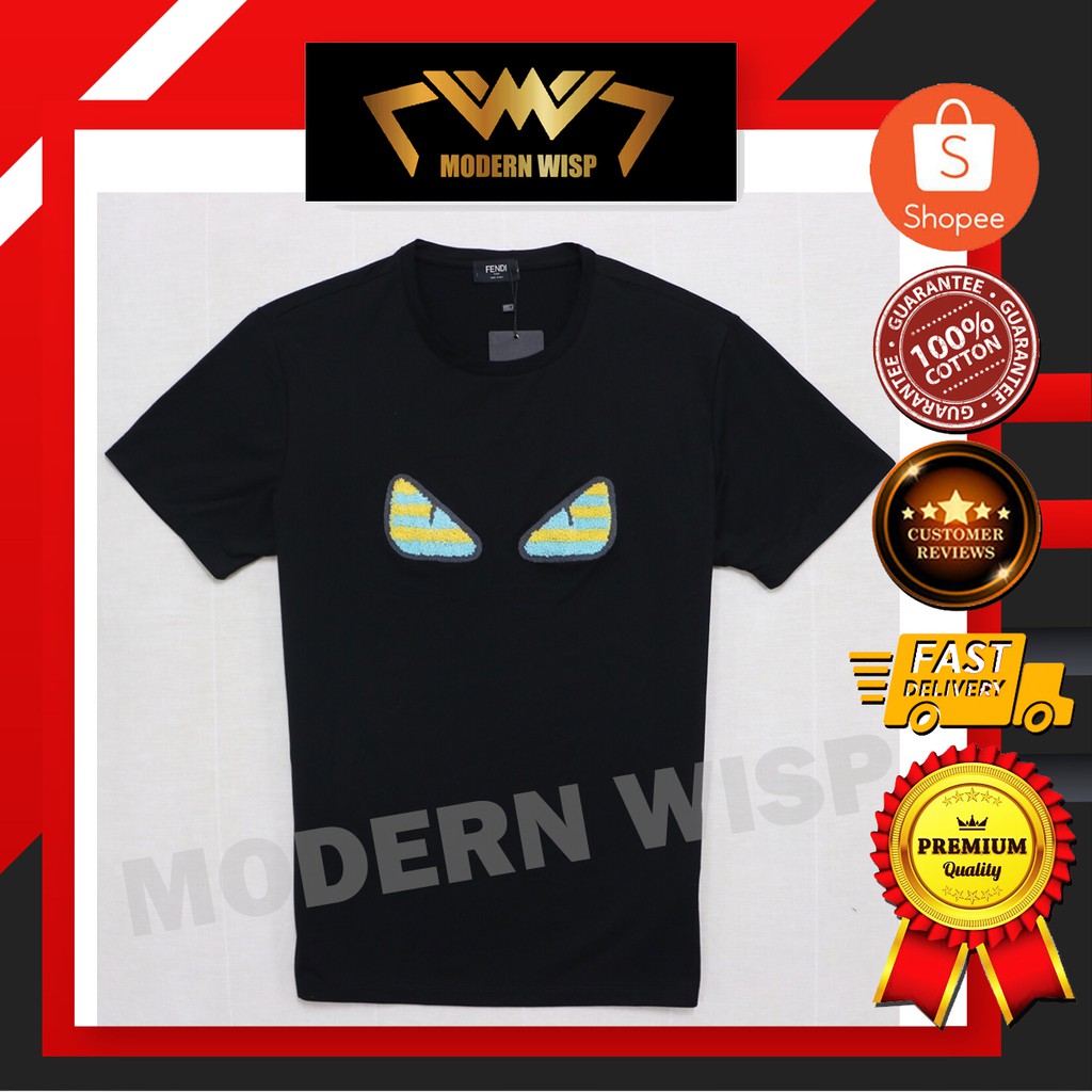 fendi t shirt color letters