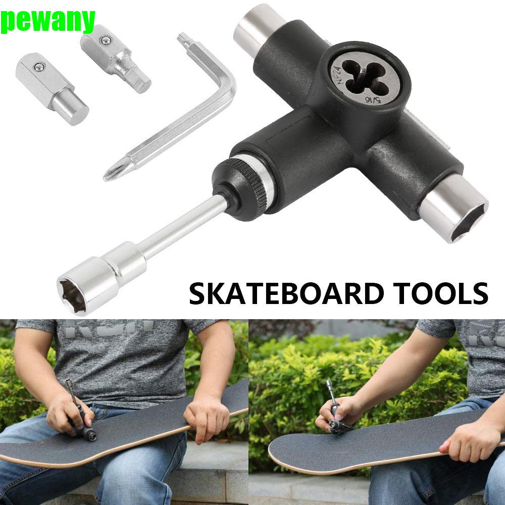Pocket Size Detachable Skate Tool Portable T-Tool for Skateboard Roller Inline Skates Trucks Repair Tools 