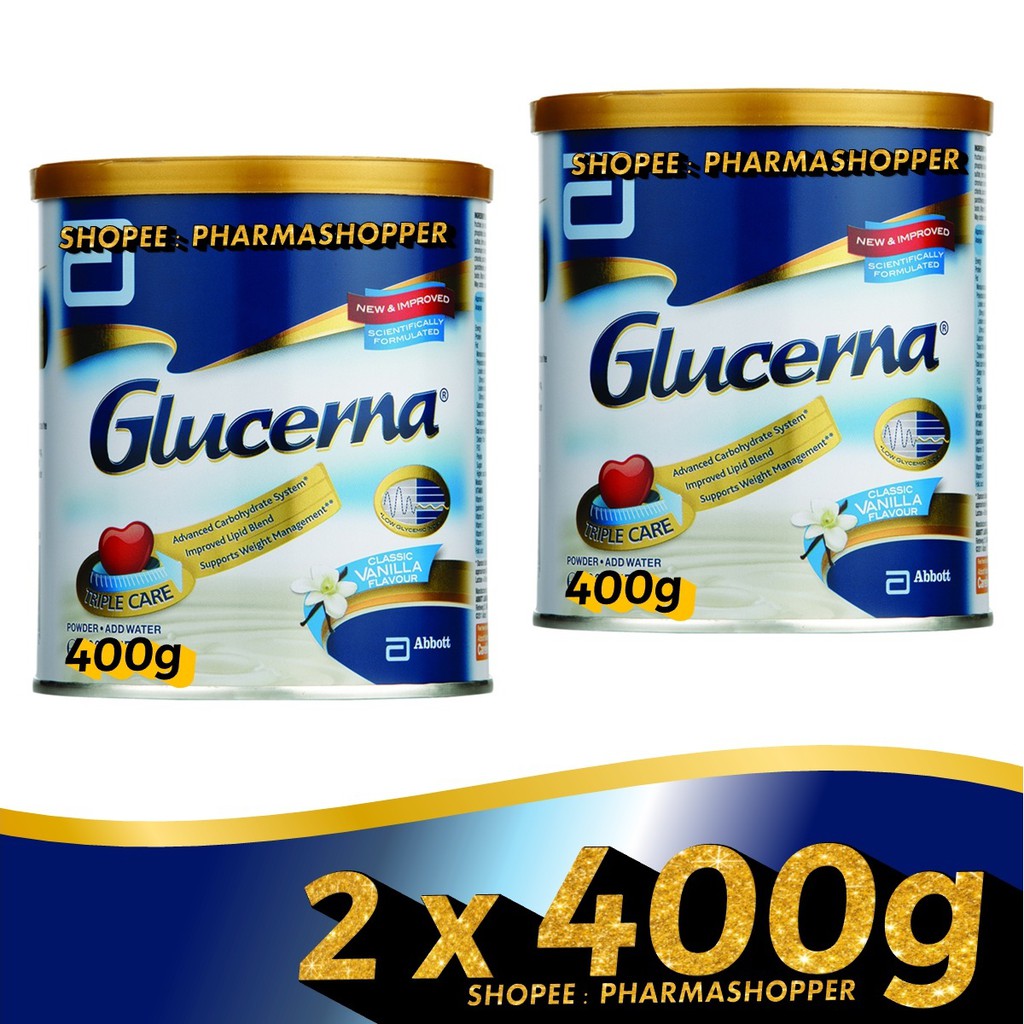 2 Tins Glucerna Triple Care 400g | Shopee Malaysia