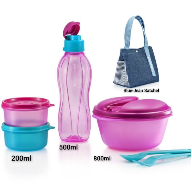 Tupperware Out N About Lunch Set OR Safe To Go Set