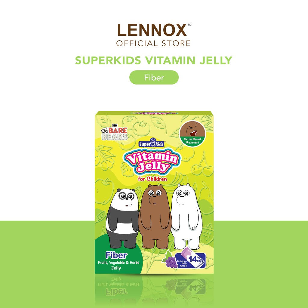 Superkids Vitamin Jelly Fiber 10g X 14's