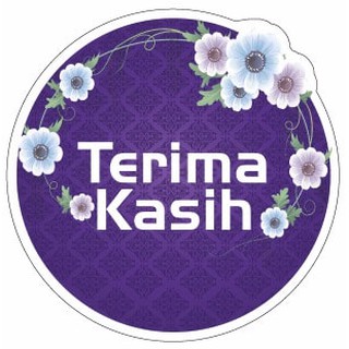  STICKER  LABEL DOORGIFT AKIKAH BIRTHDAY SL TERIMA  KASIH  