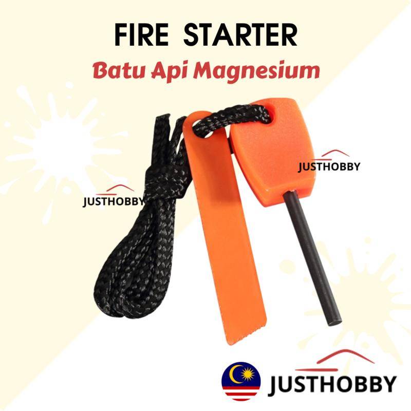 [ READYSTOCK] Api batu Camping Magnesium Fire Starter Outdoor survival flint camping batu api camping fire starter