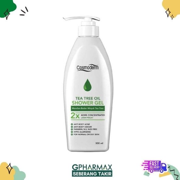 COSMODERM SHOWER GEL TEA TREE OIL 500ML Shopee Malaysia