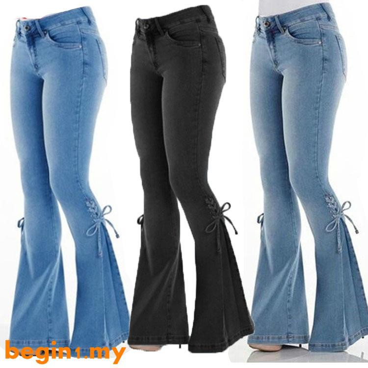 trouser flare jeans