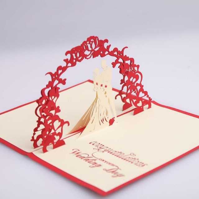3D Sweet Wedding Card