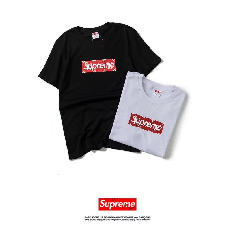 lv supreme box logo tee