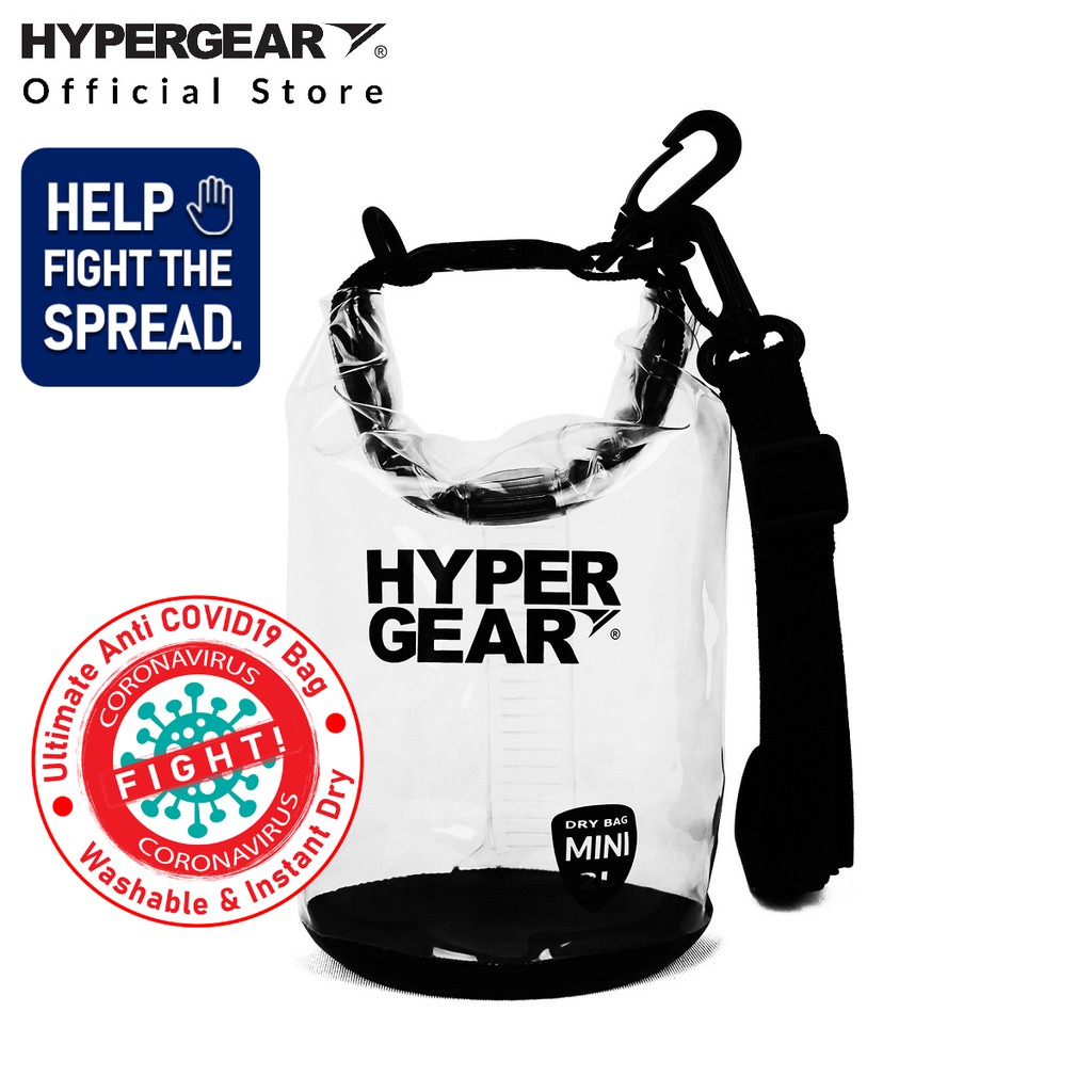 Hypergear Dry Bag Mini Clear Type (2L) (Waterproof Bag / Durable