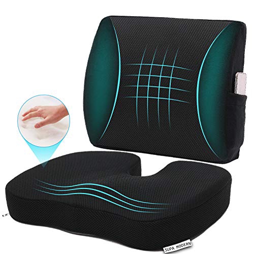 lumbar seat cushion for office chair