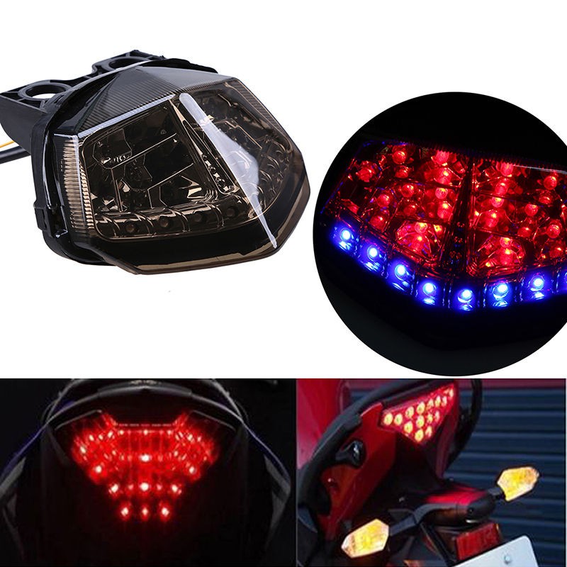 Turn Signal Blinker Bulb Light Smoke Lens For 2008-2012 KAWASAKI Ninja 250R