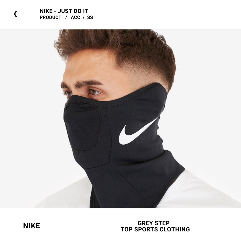 Nike Top Windproof Mask Scarf Black Uniform Invoice BQ5832-010 | Shopee Malaysia