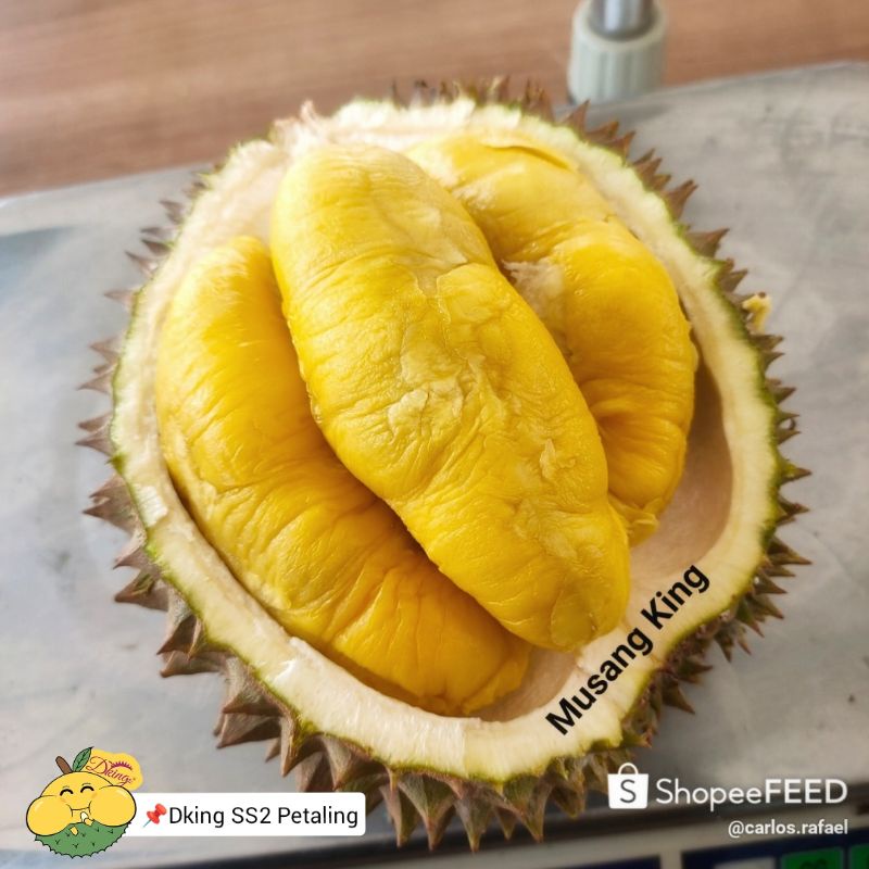 [4H Delivery] Musang King Grade AAA Fresh Durian Pulp - 300g/400g/500g