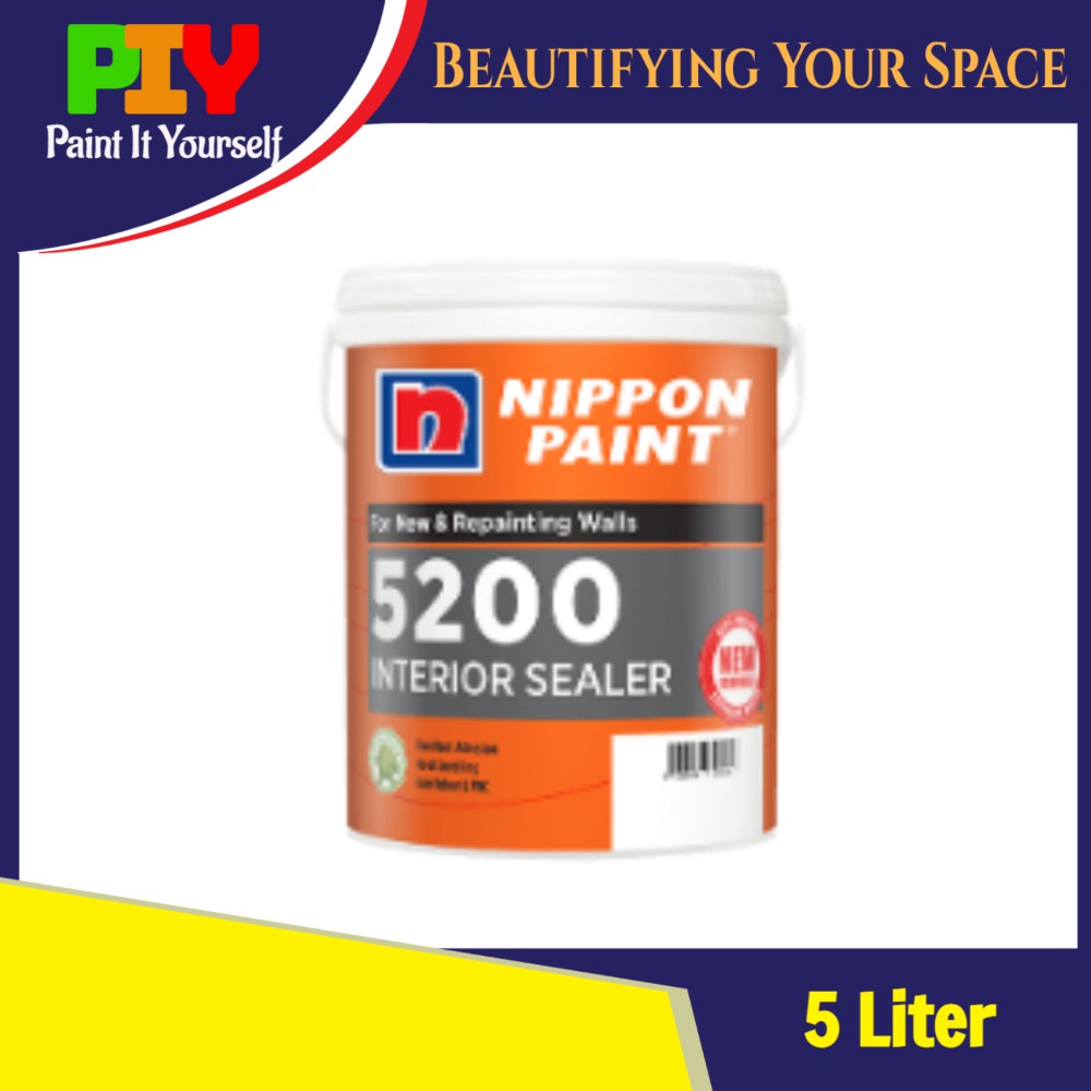 Nippon Paint 5200 Interior Sealer / Cat Undercoat Dinding Dalam Rumah ...