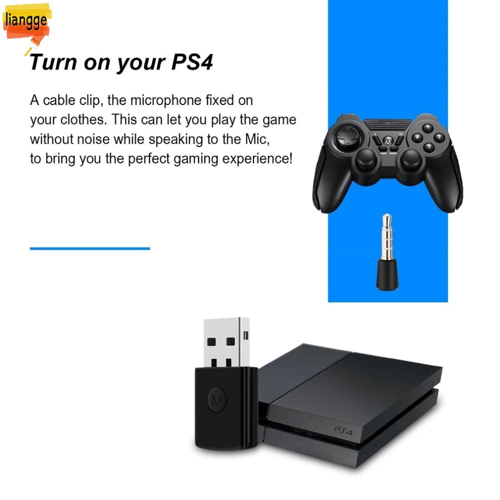 Ii Usb Adapter Bluetooth Transmitter For Ps4 Playstation Bluetooth 4 0 Headsets Receiver Headphone Dongle Shopee Malaysia