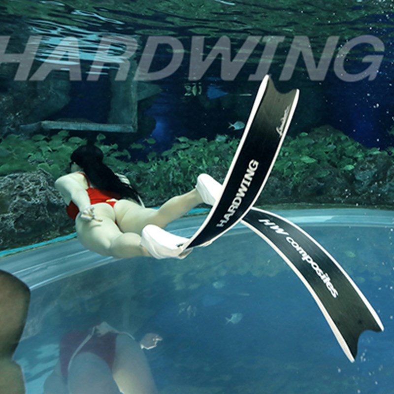 HARDWING Free Diving Fins Glass Fiber Fishing Hunting Long FIN 100
