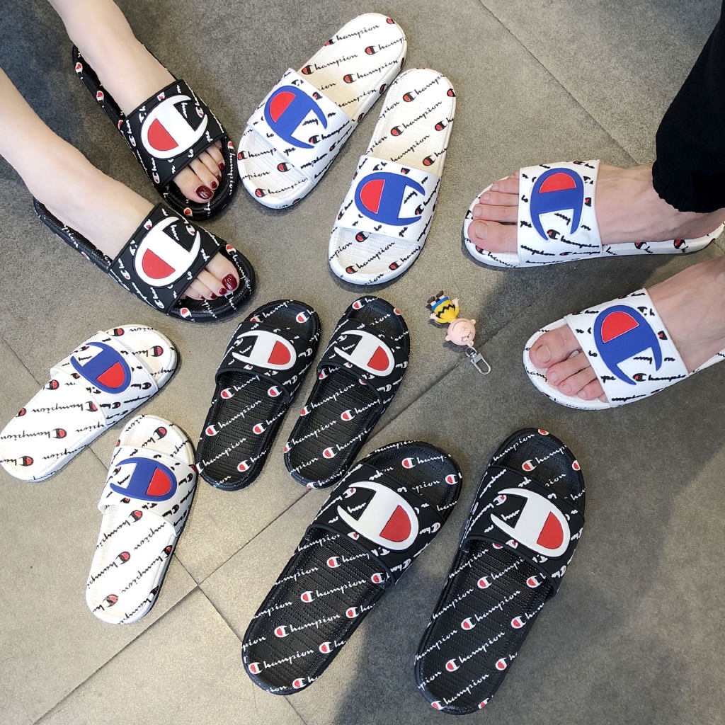 colorful champion slippers