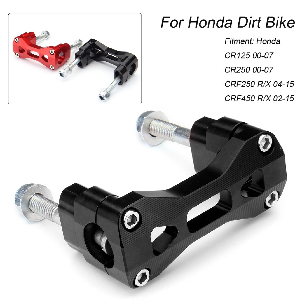 1 1/8" MX For Honda Dirt Bike Enduro Billet HandleBar Fat Bar Riser Mount Clamp