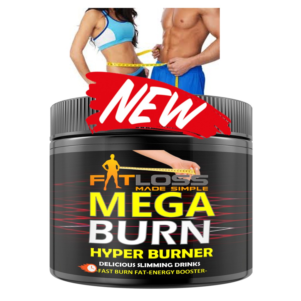 NEW PACKAGING Fat Burner MEGA BURN HYPER BURNER FATLOSS ...