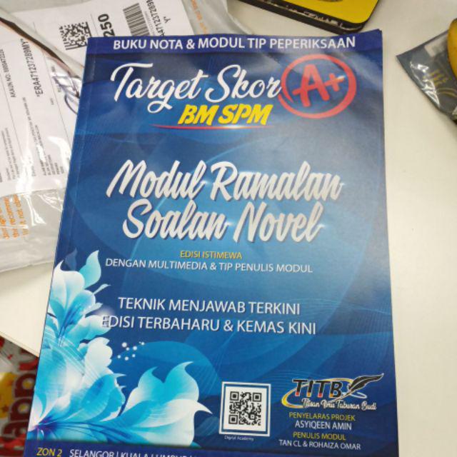 MODUL RAMALAN SOALAN NOVEL ZON 2 - Selangor, KL, Putrajaya 