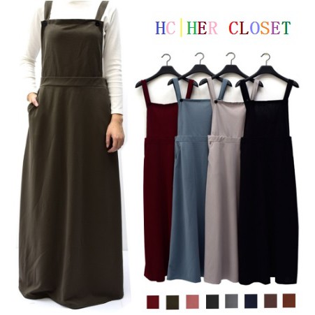 overall dress muslimah